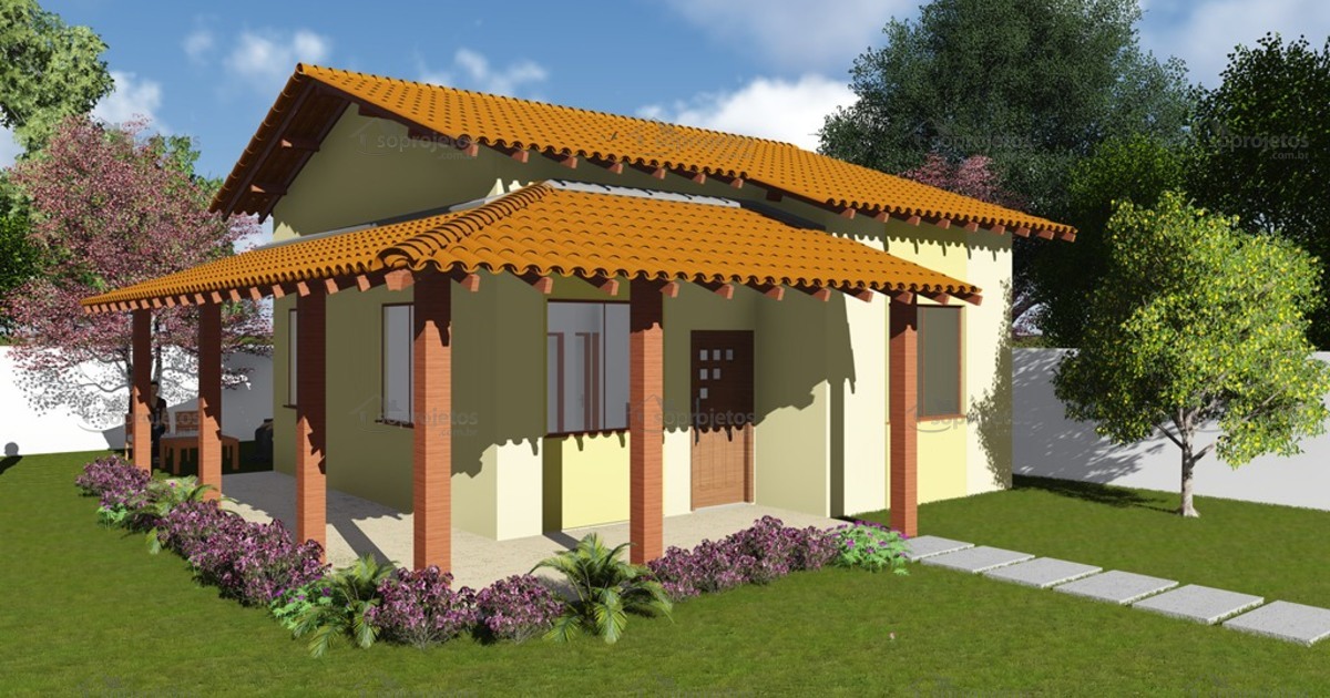 Popular com Varanda e Suíte - Cód. 67 | Só Projetos